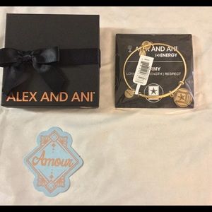 NWT BOX US Military Alex and Ani Army Bracelet